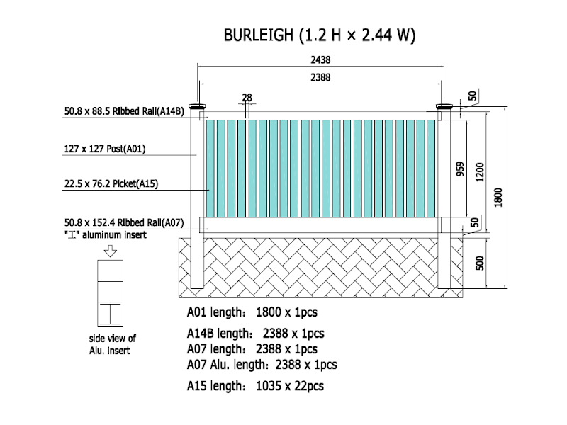 Burleigh Specifications
