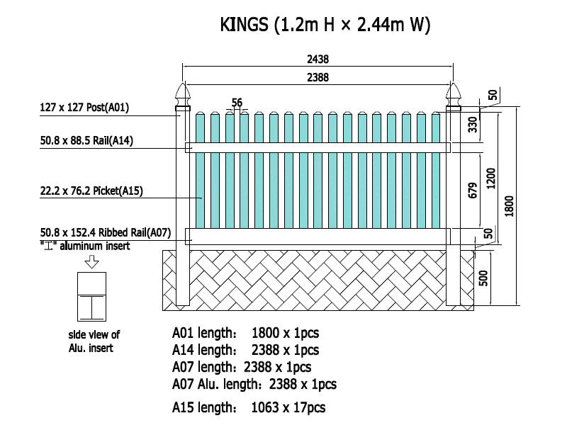 Kings Specifications